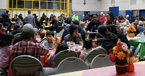 Santa Clarita residents at the Community Thanksgiving Dinner.